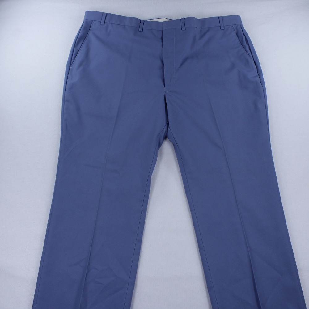 Vintage 70s 80s Wrangler Slacks Mens Blue Western Dress Pants Made in USA